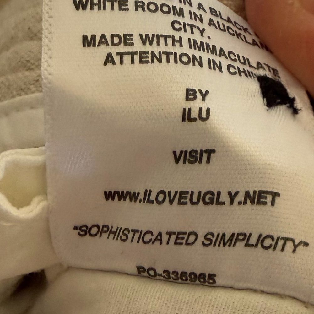 ILU I Love Ugly Slim Kobe Pant Bone White Size Medium - Picture 5 of 7